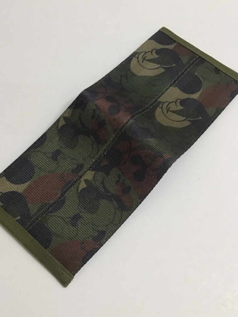 Disney Harveys Collab Forest Mickey Seatbelt Wallet Billfold Camouflage Vintage